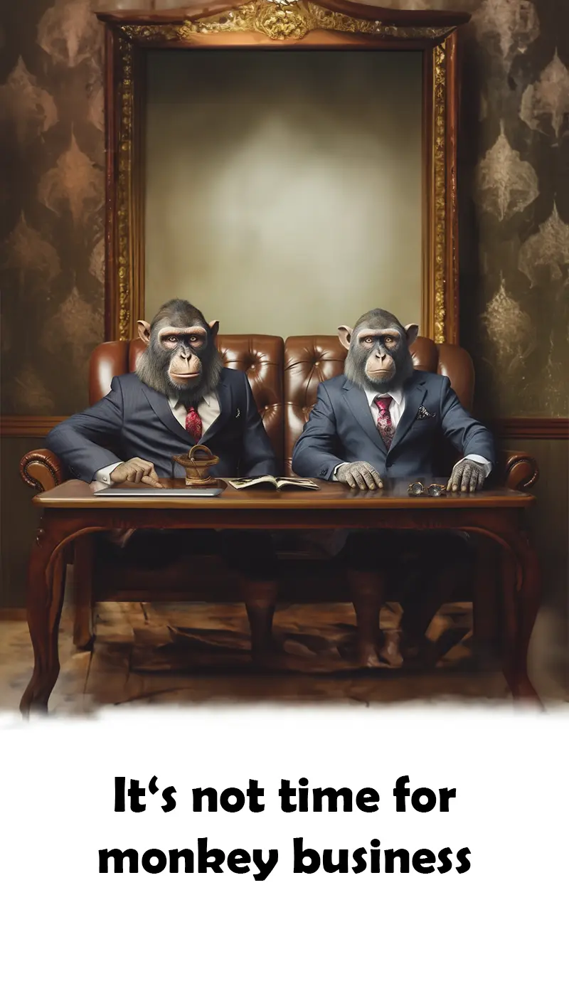 'Keine Zeit für Affenzirkus' media asset - G&G Websolutions